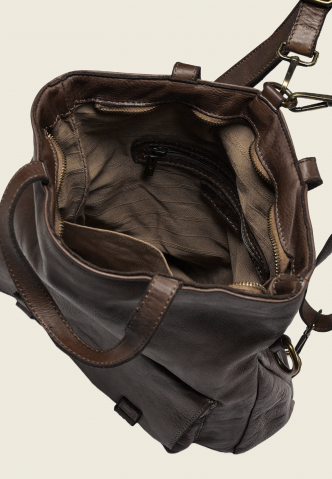 Сумка-рюкзак 0320 Темно-коричневый